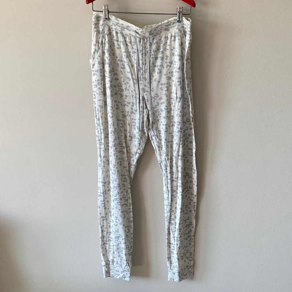 GAP Light Gray Polka Dot Lounge Pants